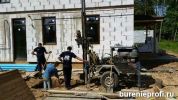 Бурение скважин и обустройство. Песчаная скважина за 1 день. (5 фотографий)